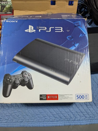 PS3 CECH-4301C w/ 1 Controller, Power Cord, 8 Games AS-IS - Picture 9 of 9