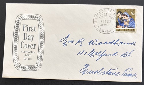 Australian FDC 1963 White Shield Cover