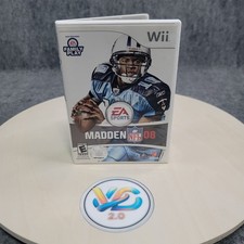 Wii Madden NFL 08 Standard Edition NTSC-U/C Complete with Manual