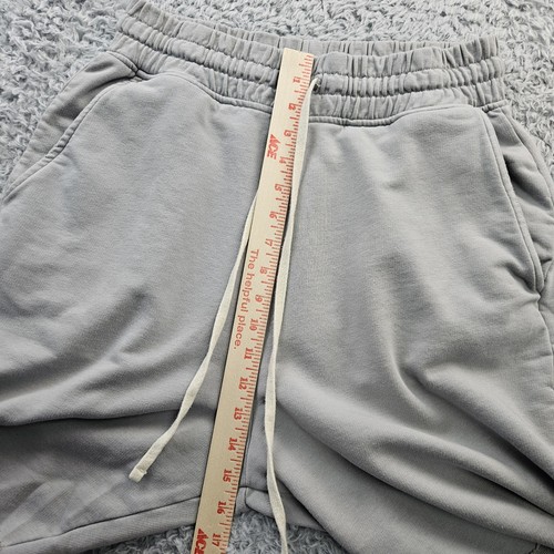 ALLSAINTS Shorts Men Medium Gray Lounge Sweatshorts High Waist 8" Inseam - Picture 10 of 15
