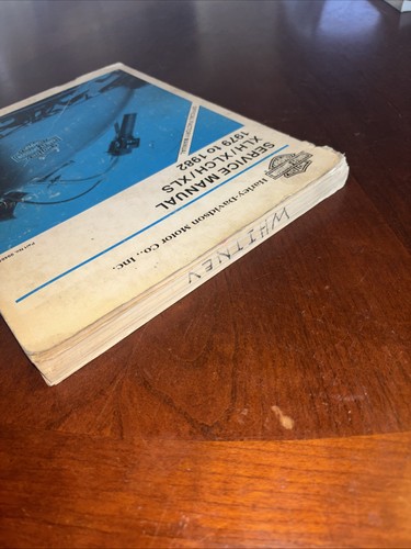 Harley Davidson Manual Oficial de Fábrica 1979-1982 XLH/XLCH/XLS. 99484-82 - Imagen 4 de 7