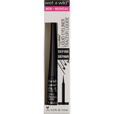 Wet n Wild MegaLiner Liquid Eyeliner, Cosmic Black 111A, 0.12 fl oz