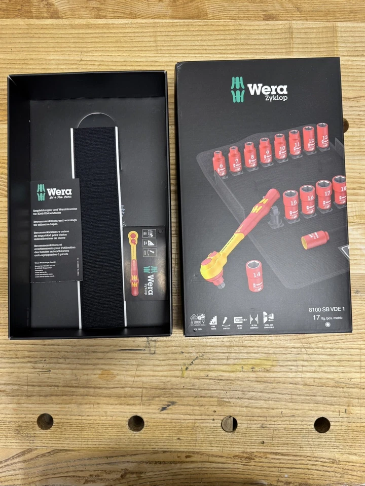 Juego de llaves de vaso aisladas Wera 8100 SB VDE 3/8" 17 piezas 05004970001 Foto 4 de 4