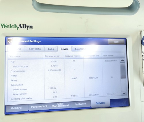 Welch Allyn Connex Vital Signs Monitor 6000 WIFI EMR 65MTXX SpO2 Masimo & Extras - Picture 19 of 22