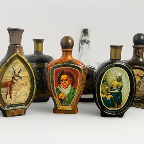 Juego de 6 decantadores de whisky vintage surtidos - Imagen 1 de 21