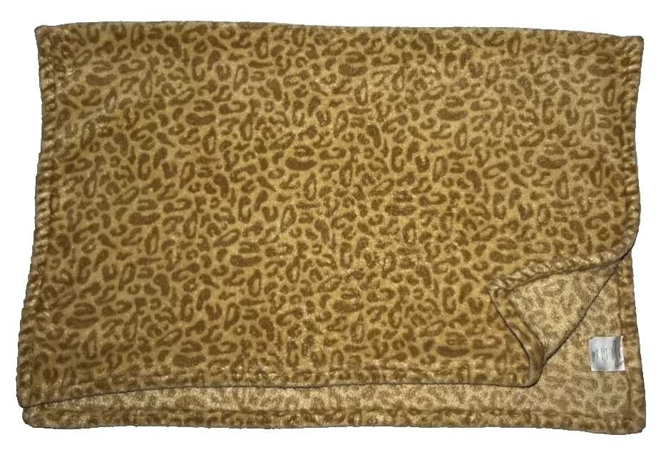 Manta polar con estampado de leopardo marrón para bebé Disney Lovey Animal Cheetah Security Foto 2 de 4