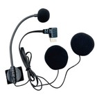1 Set Type C Earpiece Microphone 32Ω Speaker Motorcycle Headphone Earpiece Mic
