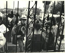 1980 Press Photo Women against Violence Against Women rally. - noc41183
