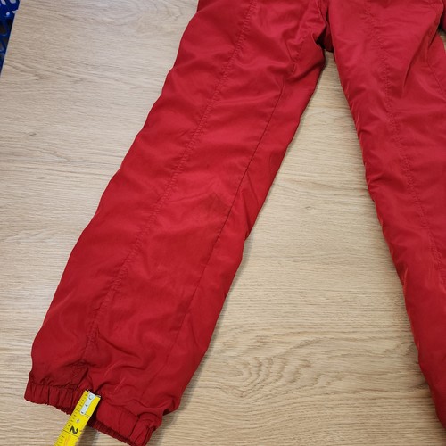 Vintage Nils High Neck Solid Red Winter Ski Snow Suit Womens 8 Quilted Belted - Picture 11 of 24