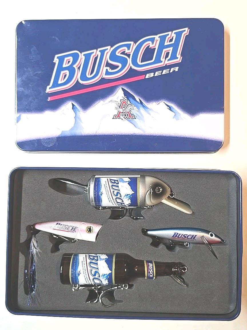 BUSCH Can & Bottle Lure ルアーセット BUSCH Can & Bottle Lure ルアーセット Rare Vintage NOS Busch