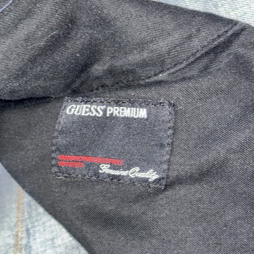 Vintage Guess Jeans Mens 38x30 Cliff Wide Boot Cut Denim Relaxed Fits 38 X 27 - Picture 11 of 15