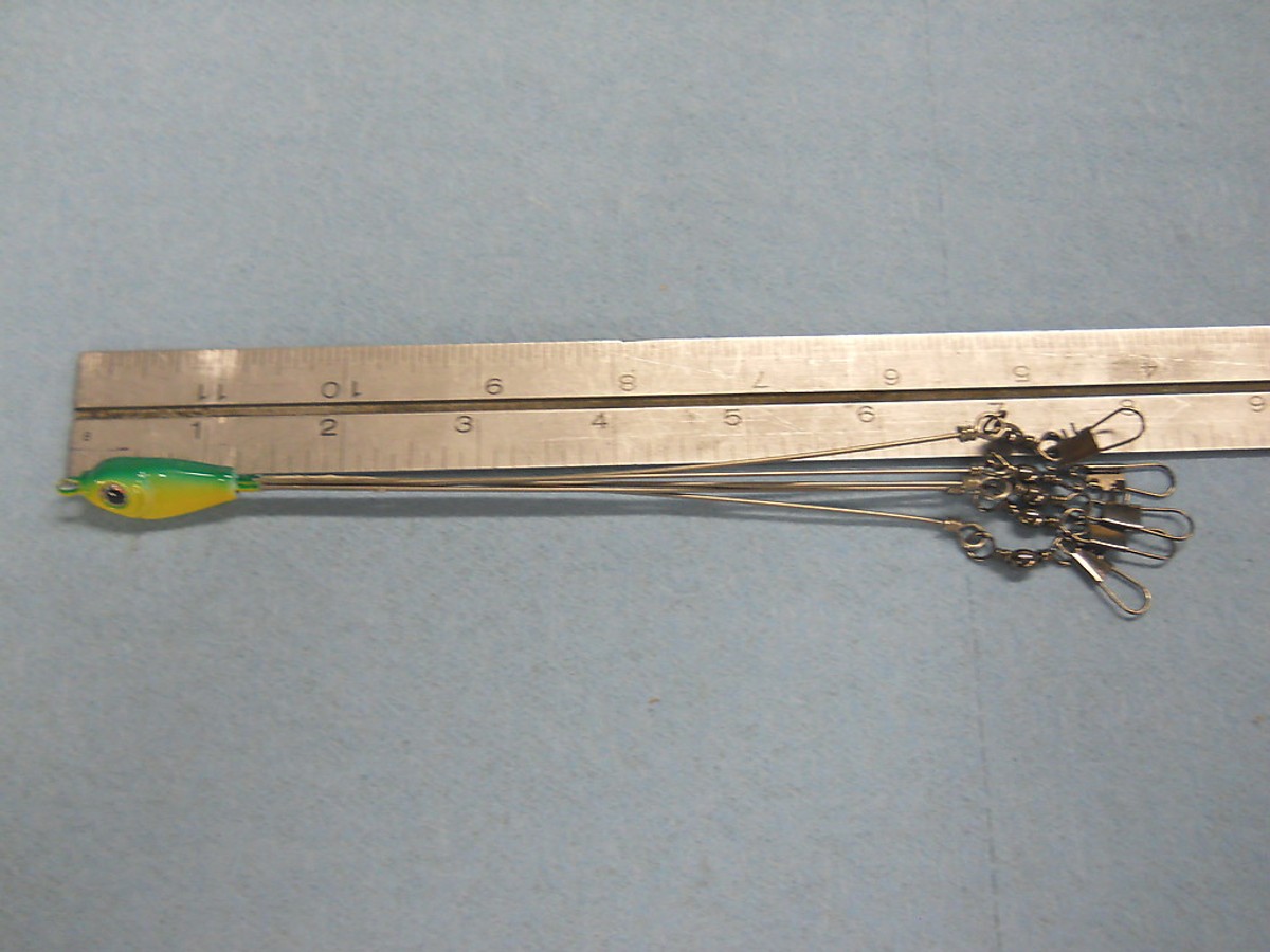 5 ARM RIG ALABAMA STYLE 8 0.9 OZ LEAD FREE .040