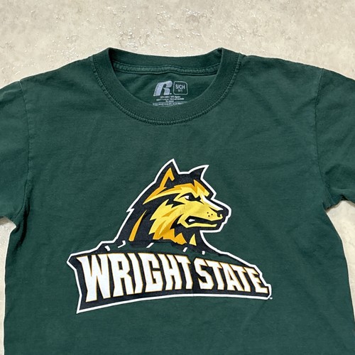 Wright State Raiders - Russel Athletic ✅ Youth Graphic T-Shirt Logo ✅ Size S 6/7 - Picture 2 of 7