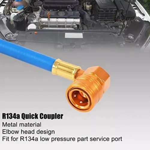 R 134a Refrigerant AC Recharge Gauge R-134A Can tap valve Hose for AC Recharging - Picture 12 of 12