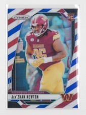 2024 Panini Prizm Red White Blue Jer'Zhan Newton #351 Rookie Card RC