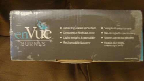 EnVue Burnes Digital Photo Album Includes Designer Case Up To 60 Photos open box - Picture 8 of 8