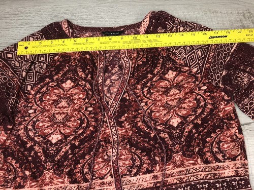 Lucky Brand Women’s Top Hippy Boho Surf Long Sleeve Shirt Women’s Size Medium - Picture 12 of 12