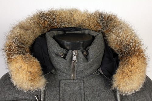 Brunello Cucinelli Wool / Cashmere / Down / Fox Trim Jacket - $7495 Retail - Picture 8 of 19