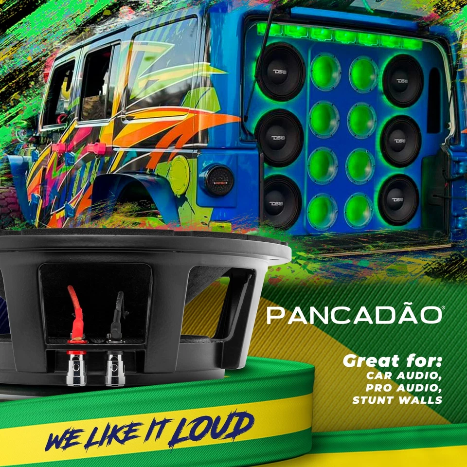 DS18 PRO-1.5KP10.8 PANCADÃO Mid-Bass Car Speaker 10" 1500 Watts Rms 8-Ohm - Image 3 of 4