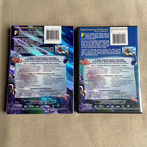 Disney 4 Movie Lot (DVD 4-Film Set) Snow White Beauty Beast Santa Paws Find Nemo - Picture 20 of 24