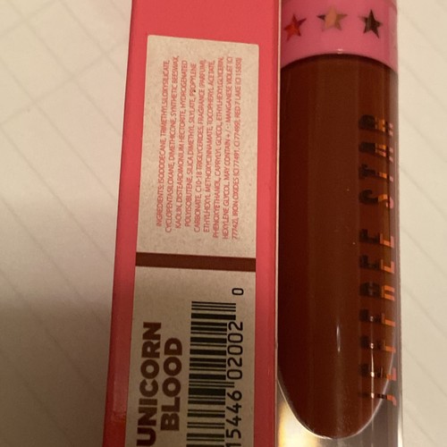 Lápiz labial líquido Jeffree Star Velour Halloween unicornio rojo sangre nuevo maquillaje Wow - Imagen 3 de 4