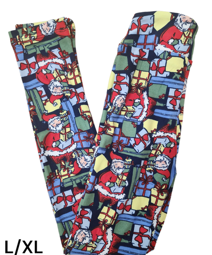 Christmas LuLaRoe Leggings Children LLR L/XL nwt NeW ~You Pick Design~ Was 23 - Picture 4 of 9