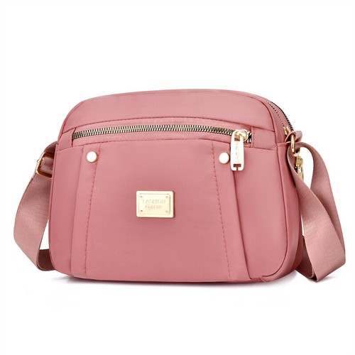Women Travel Bag Crossbody Bag Messenger Purse Shoulder Bag Handbag Pocket Pink - Picture 3 of 4