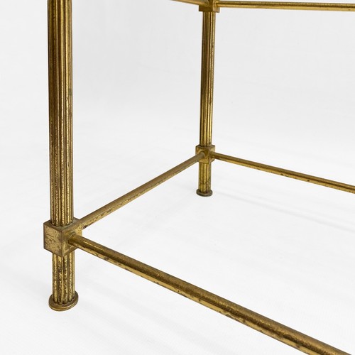 Aldo Tura Brass Glass Coffee Table 1960s Vintage Italian Mid-century Art Deco - Picture 9 of 19