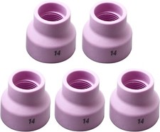 TIG Alumina Nozzles Champagne R 53NACN 14# 9/16“ for SR WP 9 20 17 18 26 TIG 5pk