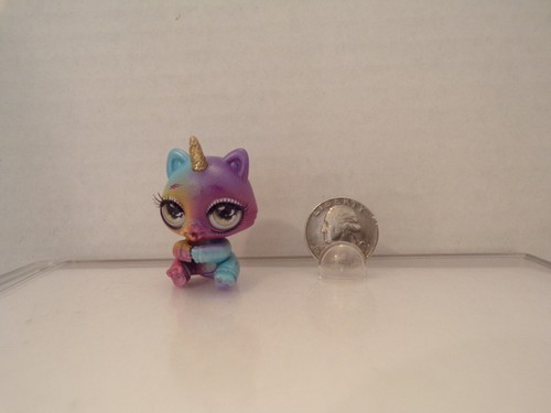 MGA~Poopsie Cutie Tooties~1-1/2"~Gold Sparkly Horn~Unicorn~Long Eyelash~Series 1 - Picture 1 of 4