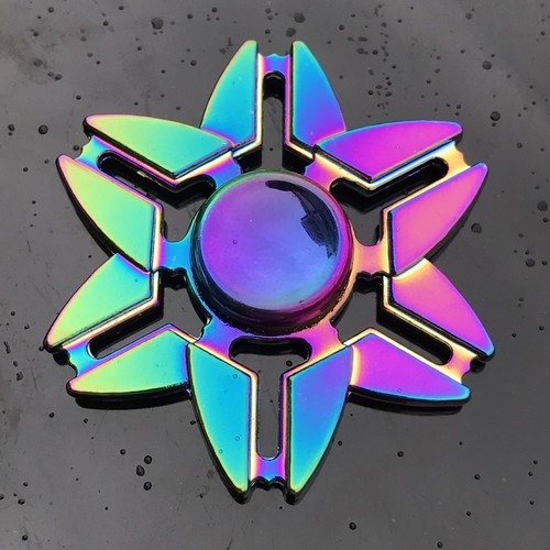 Fidget Metal Spinner Rainbow Finger Spinners High Speed Hand Toys Stress Relief - Picture 71 of 168