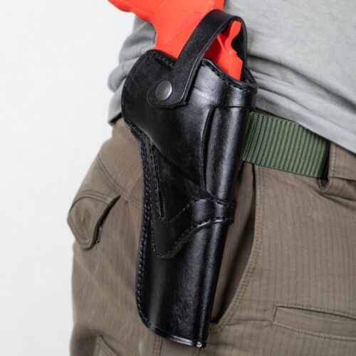 Para Colt King Cobra - Python 6 pulgadas revólver búho cuero pistolas fundas - Imagen 20 de 28