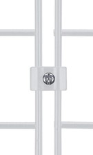 50 White Wire Grid Panel Connectors Connector Slat Grid Connect Join 1/4" Gauge