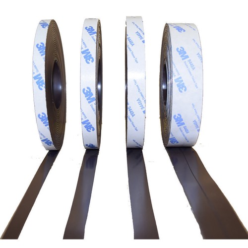 Extrem Power Magnetband mit 3M Kleber selbstklebend - 3,5mm x 25,4 x Meterware - Bild 1 von 2