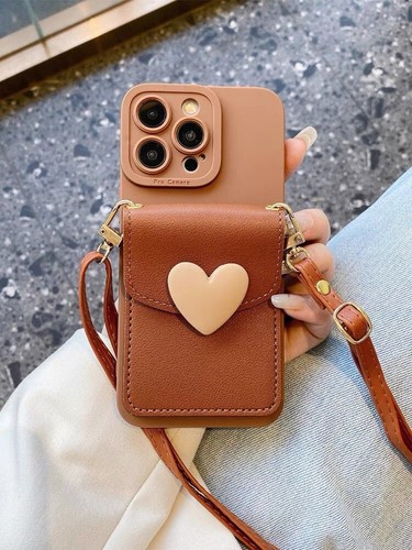 For iPhone 16 Pro Max15 14 13 12 PU Leather Cover Wallet Crossbody Lanyard Case - Picture 7 of 8