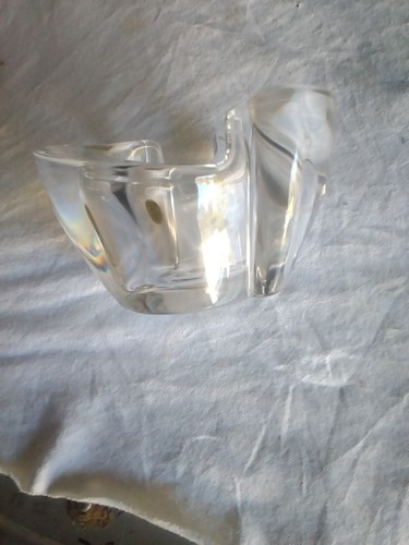 RCR Royal Crystal Rock Cristallo Al Piombo 24% Italia Italy Votive Candle Holder - Picture 3 of 6