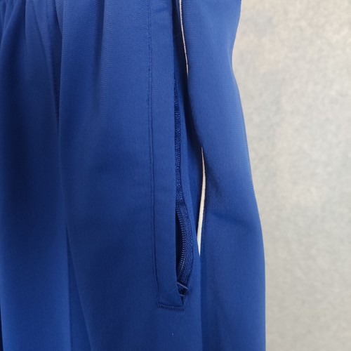 Sudadera vintage Nike con lengüeta plateada para hombre mediana azul liso poliéster - Imagen 21 de 22