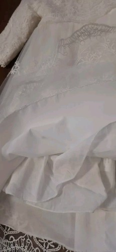 Mädchen TAUFKLEID Weiß Gr.74 6-9 Monate Kleid/Mütze/Bolero/Schuhe/Strumpfhose - Bild 8 von 19
