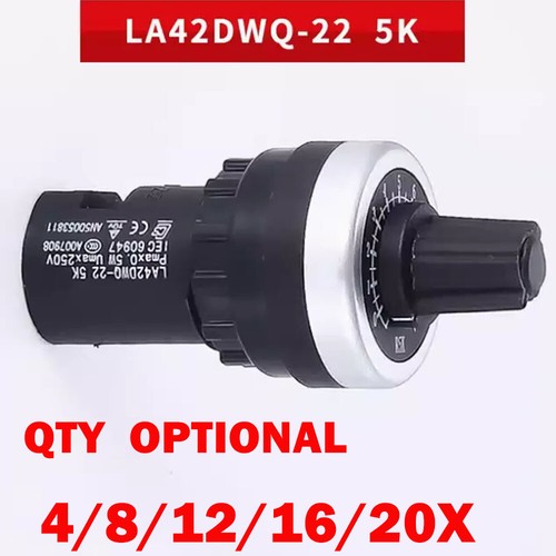 4-20PC LA42DWQ-22 22mm Panel Mount Potentiometer, 5K/10K Ohm, 2W 250V US - Picture 18 of 24