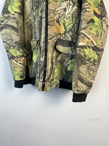 Realtree Camo Vintage Men Multicolor Y2K Walls Hooded Work Jacket Size L - Picture 4 of 10