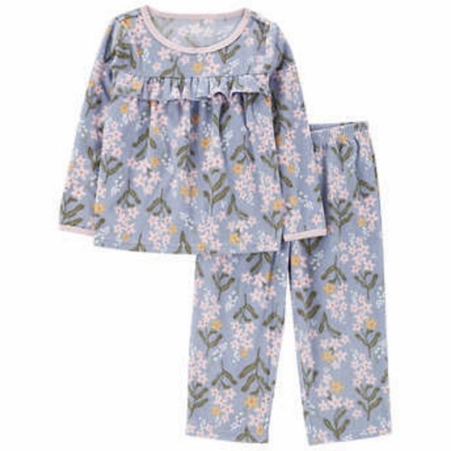 Carters Kids 4-piece Pajamas, Floral, BunnyPerfect for Easter - Picture 6 of 8