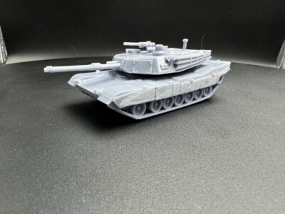 3D Printed 1/72 US M1A2 Abrams Main Battle Tank Unpainted Model Kit NEW！