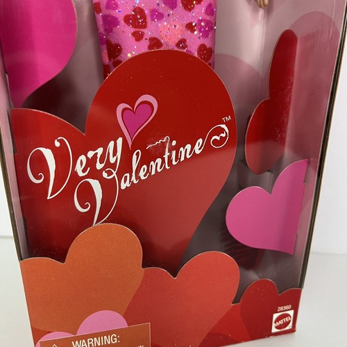 Neu 2000 Barbie Very Valentine Mattel Barbie Puppe Herzmuster - Bild 2 von 20