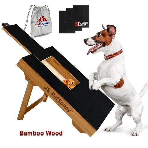 Dog Nail Scratch Board/Square Nail Filing Pad for Dog/Dog Nail File Bamboo Wood - Picture 1 of 9