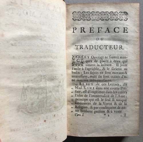 E.S. Rowe — L'amitié après la mort — édition originale — reliure aux armes —1740 - Picture 4 of 9