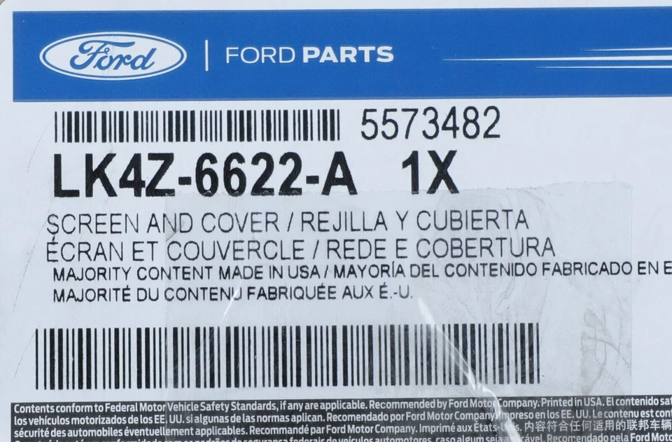 Tubo pick-up de aceite con pantalla LK4Z-6622-B serie Transit 2018-2020 nuevo OEM Ford Foto 4 de 4