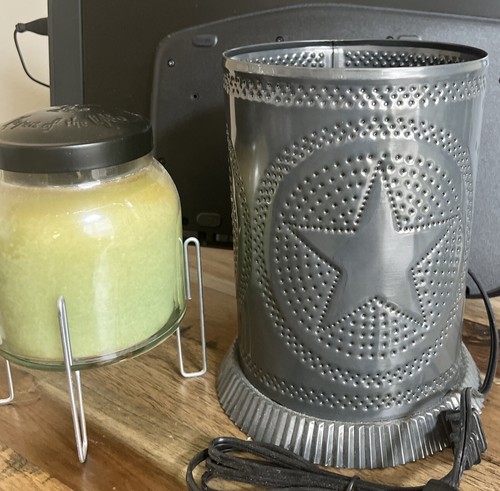 NEW Irvin’s Tinware Candle Warmer•Punched Tin Star•Country Tin 9” - Picture 2 of 7
