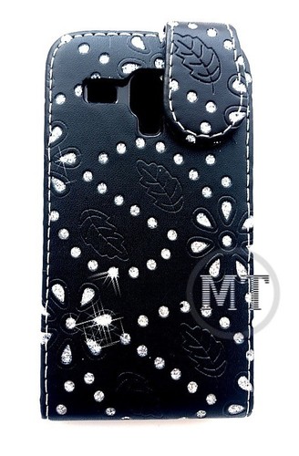 Leather Sparkly Glitter Bling Diamond Flip or Wallet Case Cover Pouch all Models - Picture 82 of 151