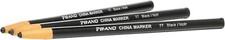 DIXON Industrial Phano Peel-Off China Marker Pencils, Black, 12-Pack