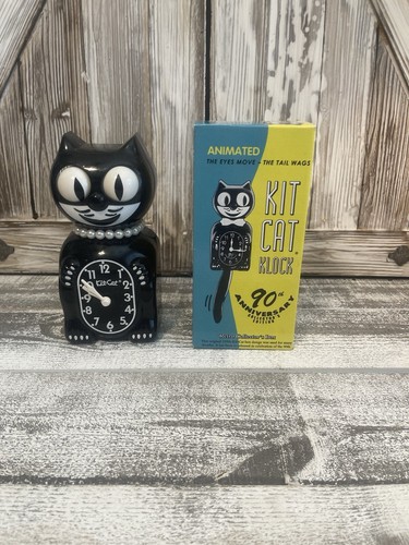90th Edition Black Kit Cat Girl Klock with Retro Collectors Box But Boy Box - Picture 1 of 4